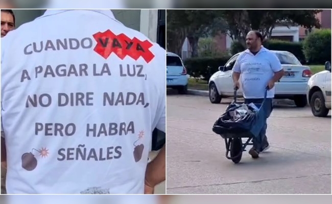 Fue a pagar la luz con una carretilla llena de dinero: “Traje los $ 840 mil en billetes de $ 100″