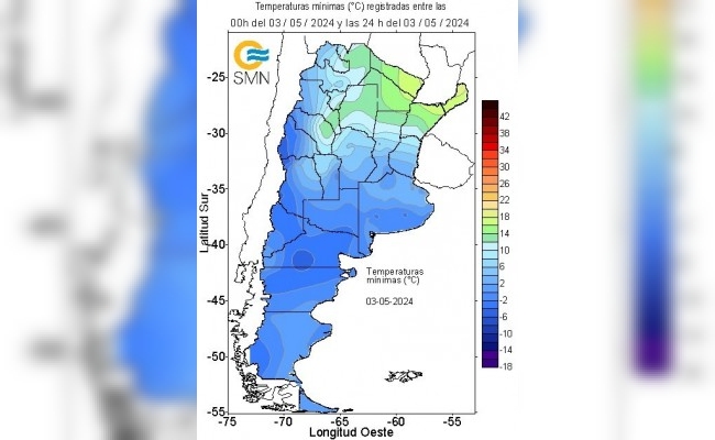 Las localidades más frías de este viernes