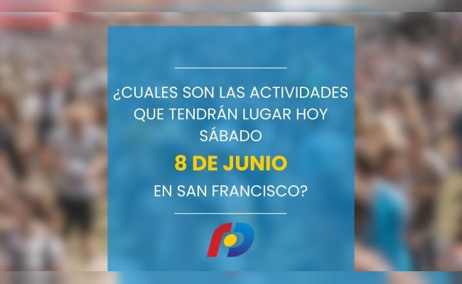 ¿Qué actividades tendrán lugar en la ciudad este sábado 8 de junio?
