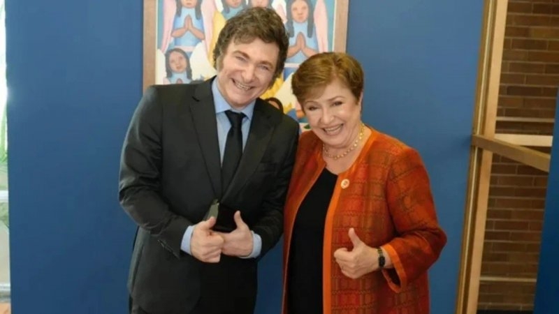 Javier Milei se reunirá el domingo con la jefa del FMI en Washington