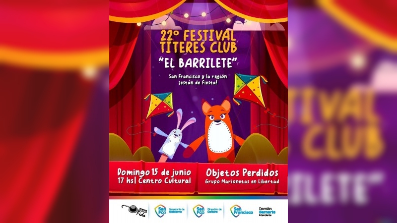 Llega el 22º Festival de Títeres del ‘Club El Barrilete’
