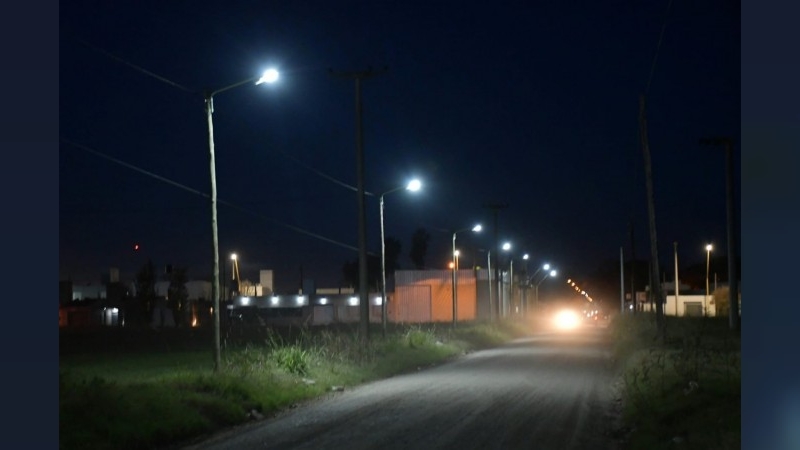 Mejor iluminación y más seguridad para barrio 9 de Septiembre