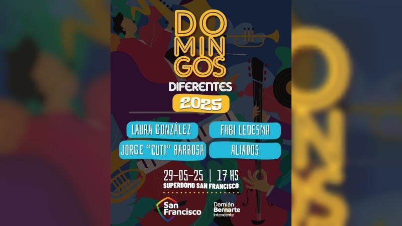 Domingos Diferentes: invitación para pasar una tarde con música y compañía