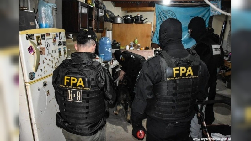 La FPA desbarató una "banda narco" en Córdoba