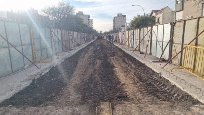 La bicisenda en altura alcanzó casi el 40% de avance en su construcción