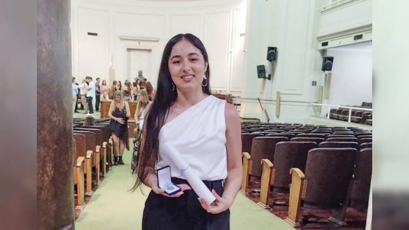 Ex estudiante de UTN fue reconocida como una de las mejores graduadas de Ingeniería del país