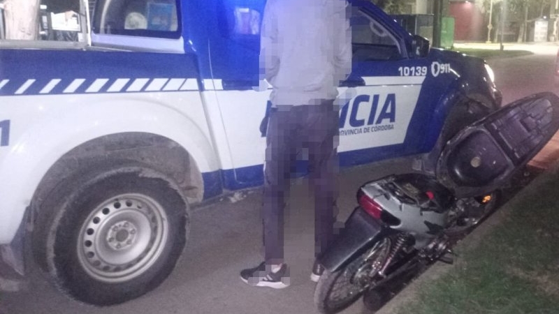Detuvieron a un joven tras una persecuci&oacute;n y secuestraron una motocicleta en Freyre