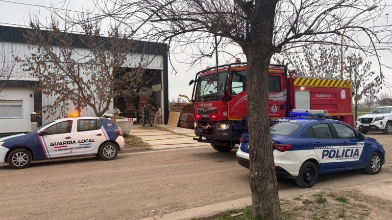 Controlaron un principio de incendio en una f&aacute;brica del Parque Industrial