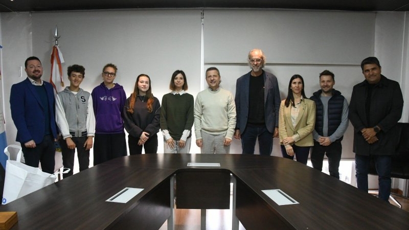 Bernarte recibi&oacute; a la comitiva italiana que particip&oacute; del proyecto internacional FRI. SA. LI. World 