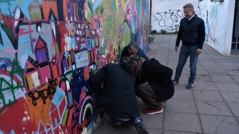 Bernarte destac&oacute; las obras que se llevaron a cabo en el barrio Roque S&aacute;enz Pe&ntilde;a