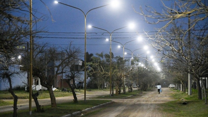 Finalizó el recambio de luminarias LED en el sector Este de San Francisco