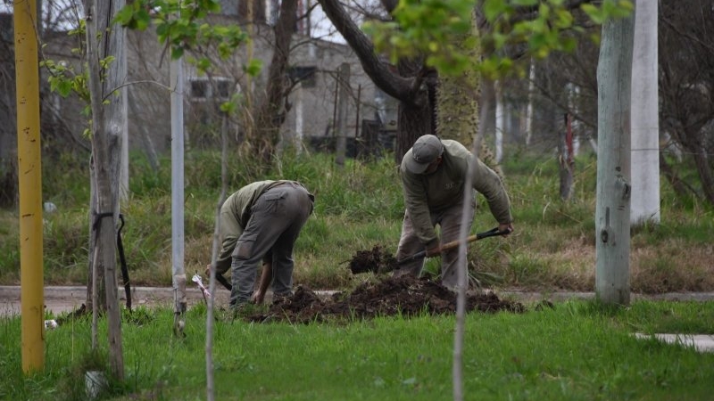 Comenzó la refuncionalización del sistema de drenaje pluvial en barrio Corradi