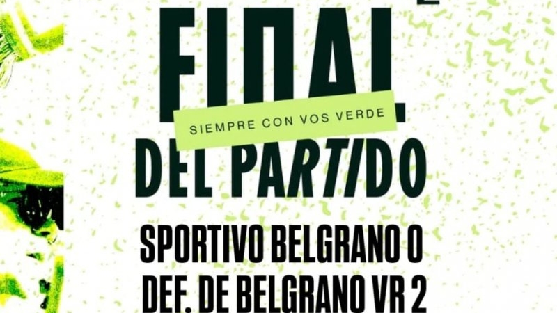 Sportivo Belgrano cay&oacute; ante Defensores de Villa Ramallo y qued&oacute; complicado