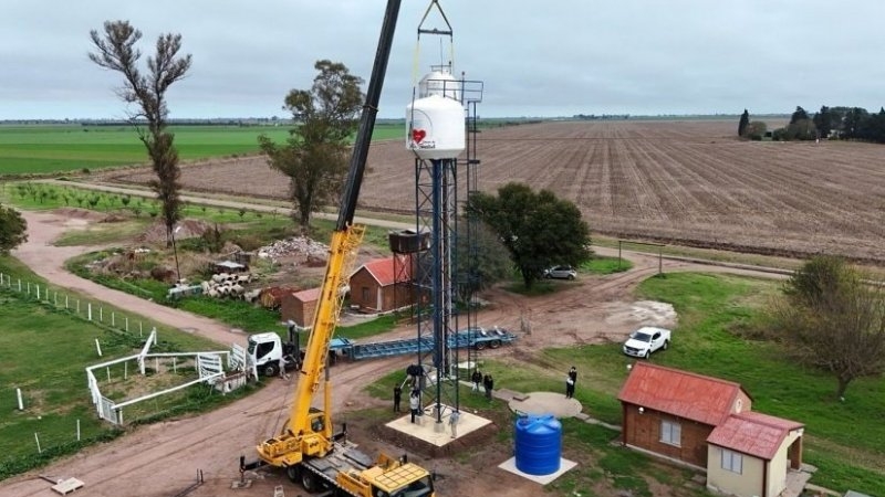 Villa Trinidad: Avanza al 30% una obra para mejorar el abastecimiento de agua potable
