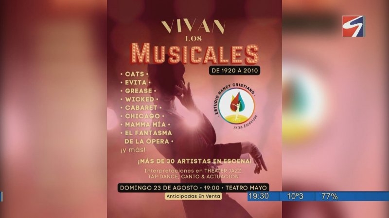&ldquo;Vivan los Musicales&rdquo; llega al Teatro Mayo con un recorrido por los grandes cl&aacute;sicos