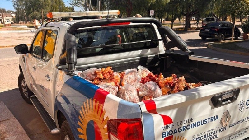 Decomisaron 300 kilos de carne en los departamentos San Justo e Ischilín