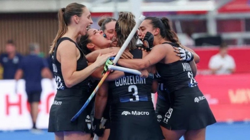 Las Leonas van por la final del Mundial ante Australia