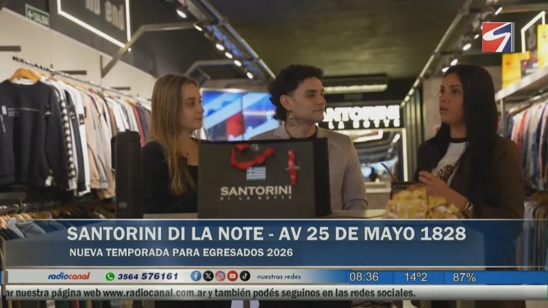 Santorini present&oacute; sus propuestas de sastrer&iacute;a para egresos y eventos