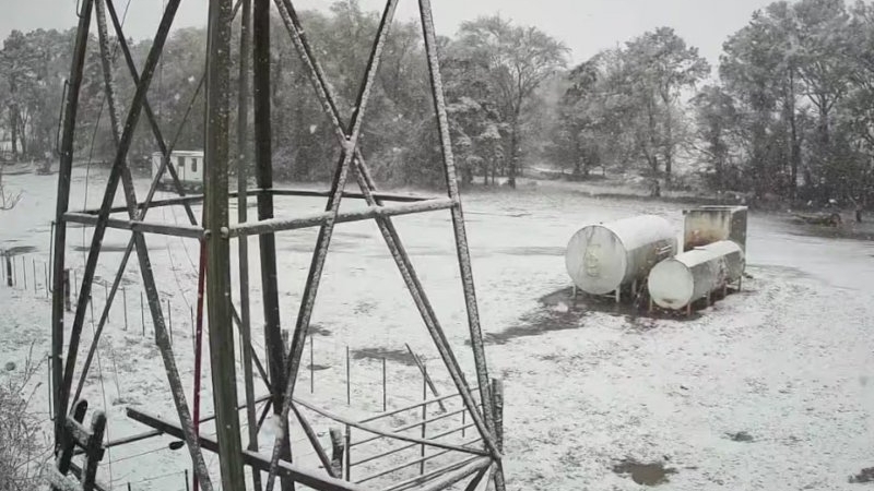 La nieve volvi&oacute; a C&oacute;rdoba y cubri&oacute; de blanco las Altas Cumbres