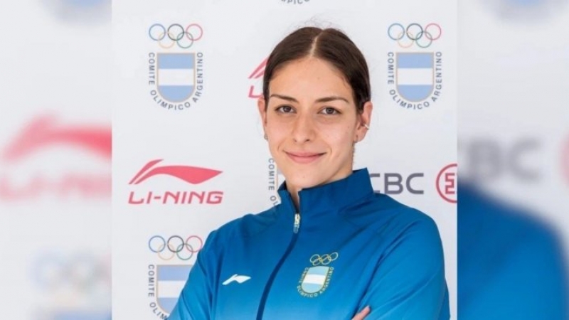 Malena Santill&aacute;n gan&oacute; la medalla de plata en los 400 metros libre
