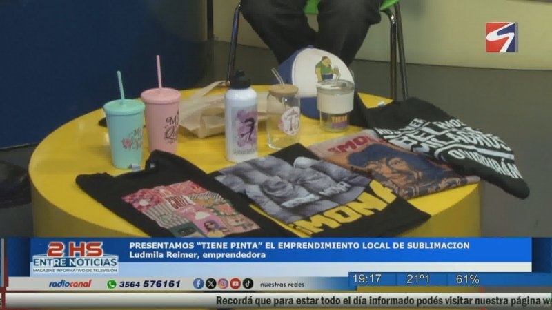 Tiene Pinta, un emprendimiento que transforma ideas en productos personalizados