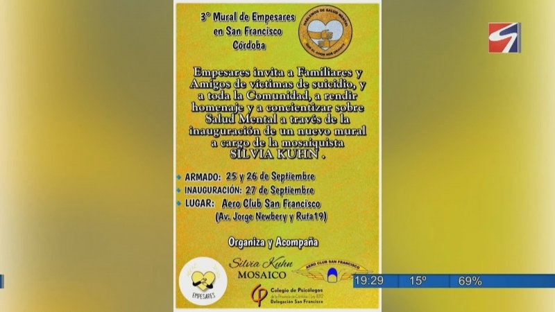 Empesares realizará un nuevo mural para concientizar sobre salud mental
