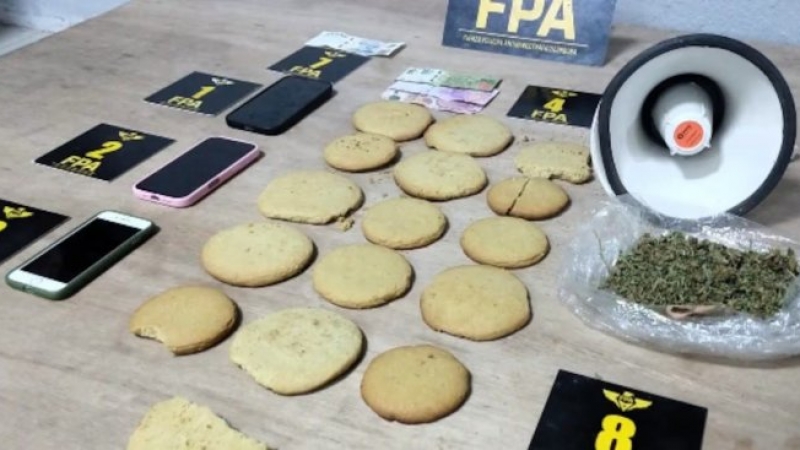 Vendían galletas con marihuana usando un megáfono en la Fiesta de la Primavera y fueron detenidos