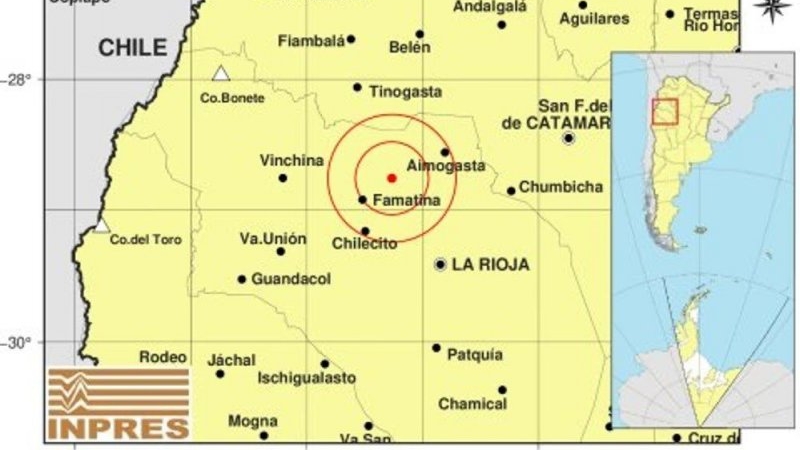 Tembló Córdoba: sismos en La Rioja, Catamarca y San Juan se sintieron en el centro del país