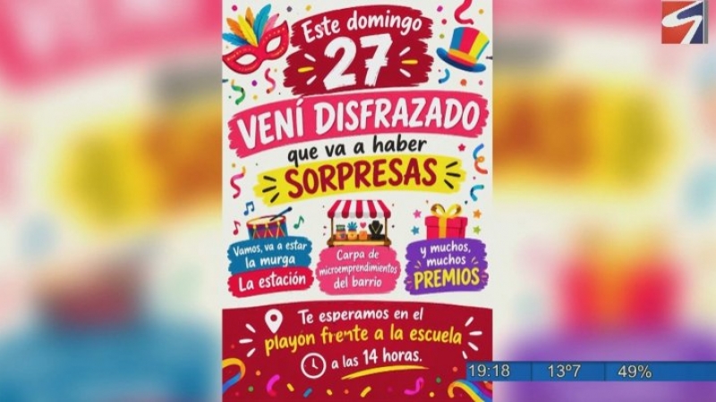 El barrio Roque S&aacute;enz Pe&ntilde;a prepara una jornada de disfraces con murga, emprendimientos y premios