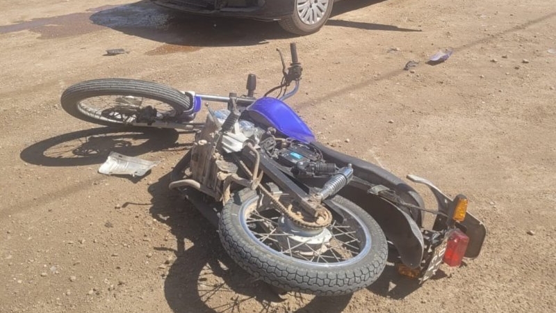 Devoto: un motociclista sufrió lesiones graves tras un choque