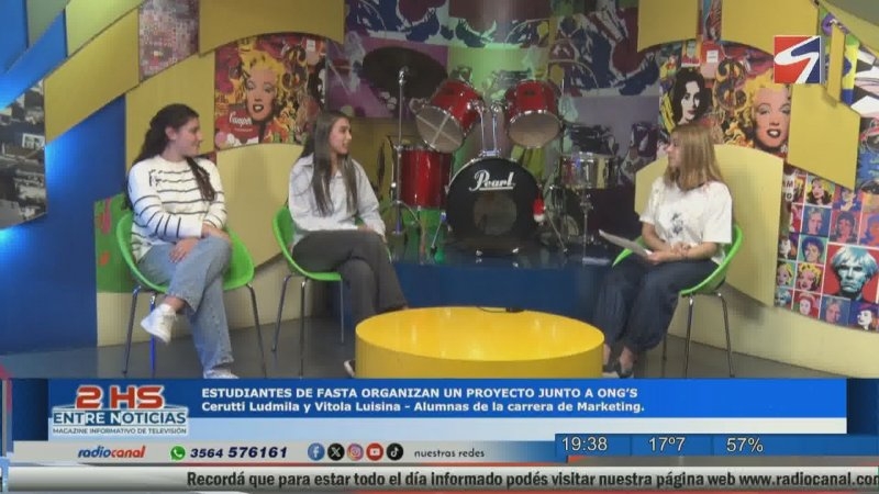 Alumnos de FASTA desarrollan un proyecto de comunicación para acompañar a organizaciones sociales