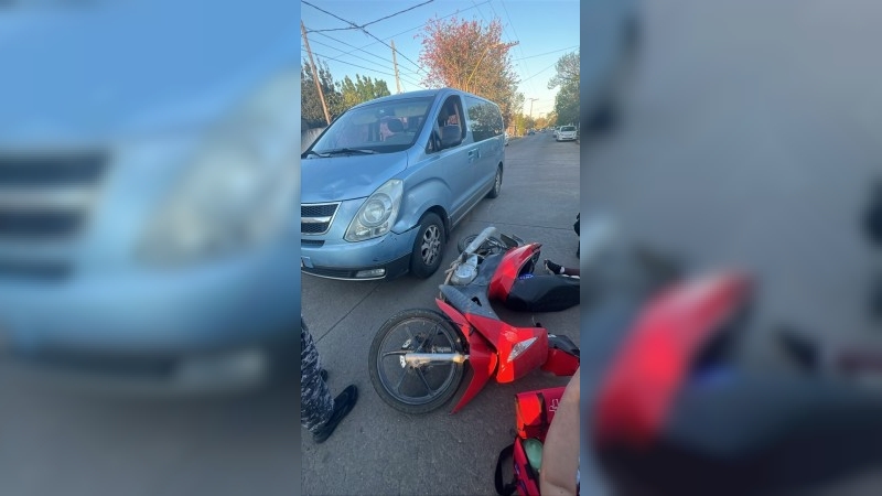 Accidente de tránsito en Marconi y Gerónimo del Barco