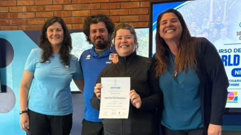 Jimena Giletta particip&oacute; de una capacitaci&oacute;n internacional de World Archery